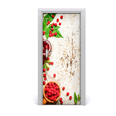 Adesivo em porta Geleia de framboesa