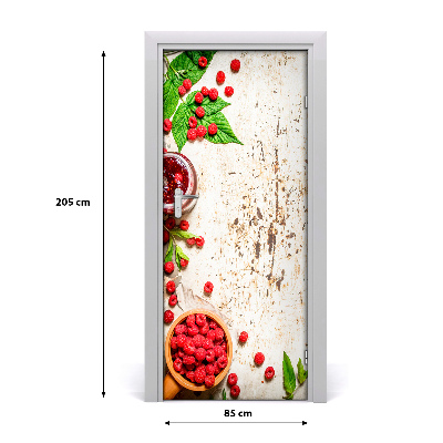 Adesivo em porta Geleia de framboesa