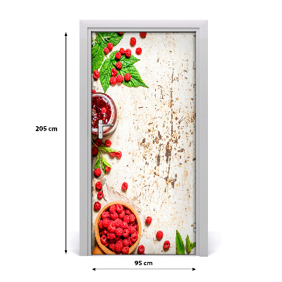 Adesivo em porta Geleia de framboesa