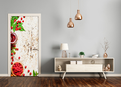 Adesivo em porta Geleia de framboesa