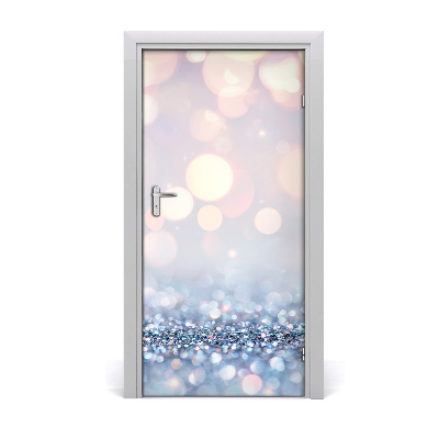 Adesivo em porta Fundo brilhante