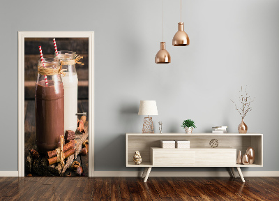 Papel de parede em porta Milkshakes