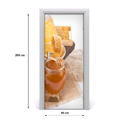 Autocolante para porta Favos de mel