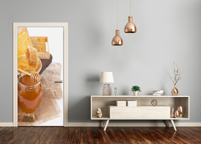 Autocolante para porta Favos de mel