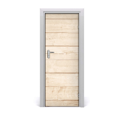 Adesivo em porta Fundo de madeira