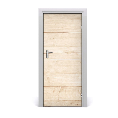 Adesivo em porta Fundo de madeira