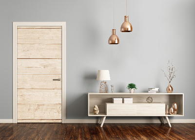 Adesivo em porta Fundo de madeira