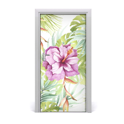 Autocolante para porta Padrão havaiano