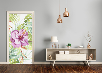 Autocolante para porta Padrão havaiano