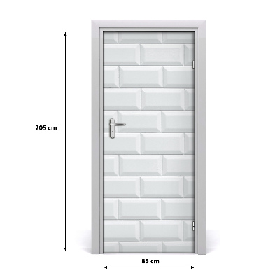 Autocolante para porta Parede de cerâmica