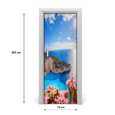 Adesivo em porta Zaquintos, Grécia