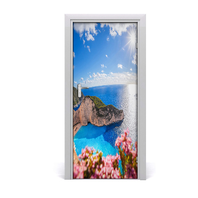 Adesivo em porta Zaquintos, Grécia