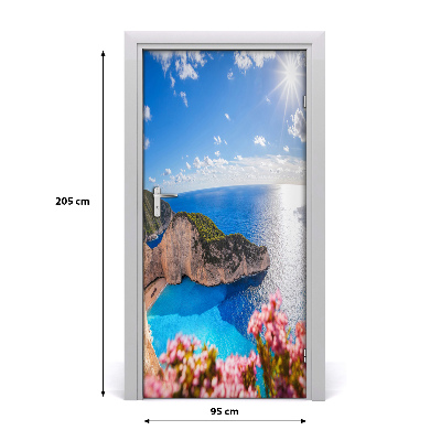 Adesivo em porta Zaquintos, Grécia