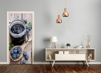 Autocolante para porta Geleia de mirtilo