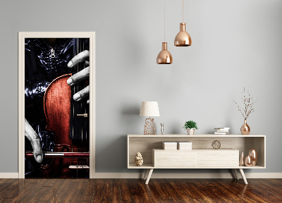 Papel de parede em porta Música Violino