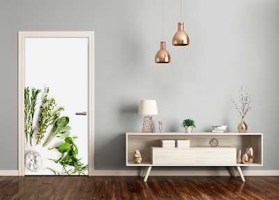 Autocolante para porta Ervas