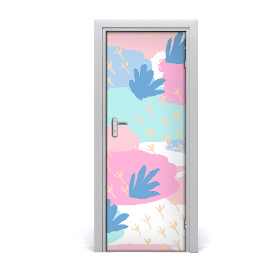 Adesivo em porta Manchas coloridas