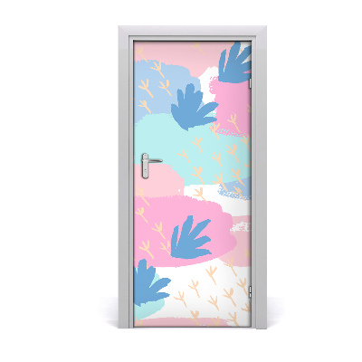 Adesivo em porta Manchas coloridas