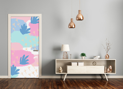 Adesivo em porta Manchas coloridas