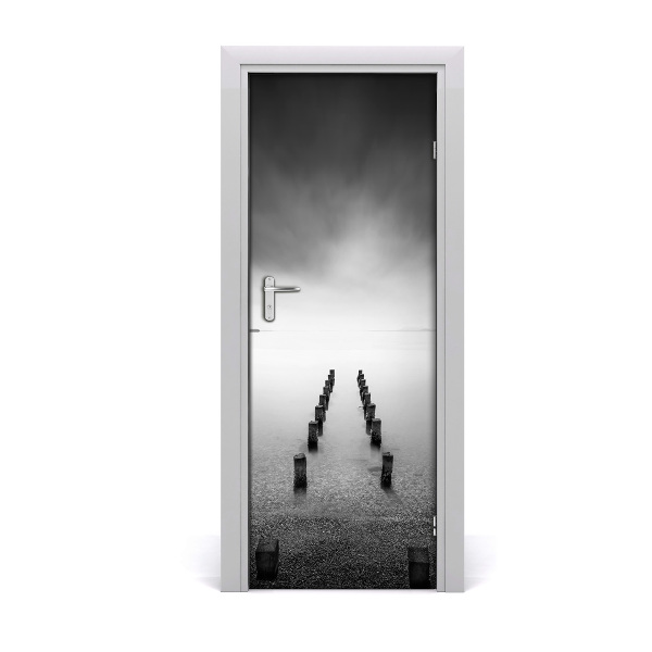 Autocolante para porta Lago de água