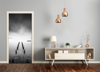 Autocolante para porta Lago de água