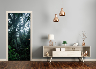 Autocolante para porta Floresta tropical