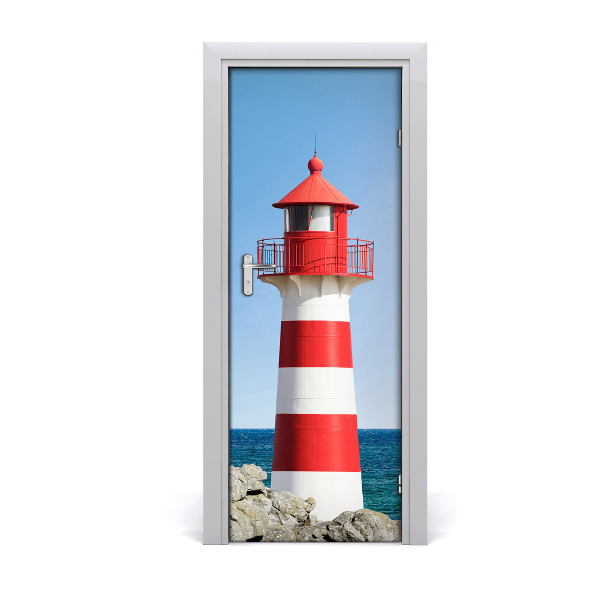 Adesivo em porta Farol