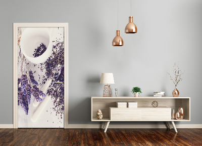 Autocolante para porta Infusão de lavanda