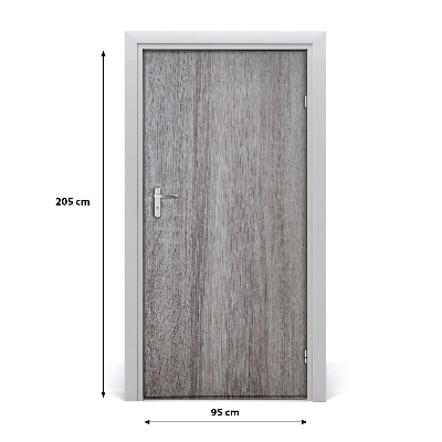 Adesivo em porta casa Madeira