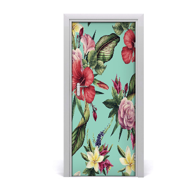 Autocolante para porta Padrão havaiano