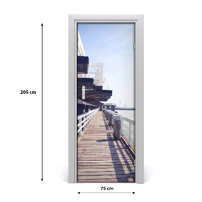 Autocolante para porta Cais em Sopot