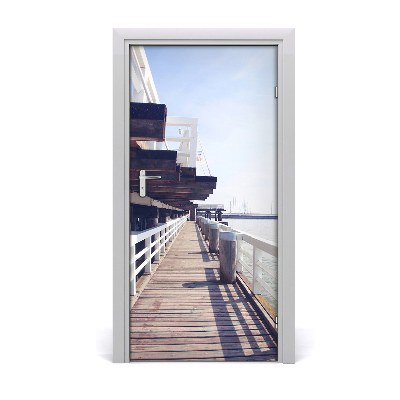 Autocolante para porta Cais em Sopot