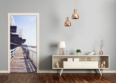 Autocolante para porta Cais em Sopot