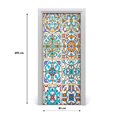 Autocolante para porta Azulejos cerâmicos