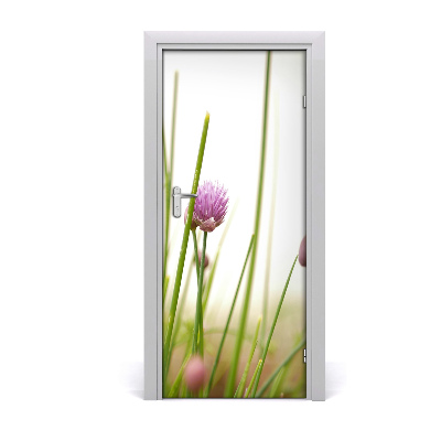 Papel de parede em porta Cebolinha