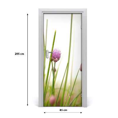 Papel de parede em porta Cebolinha