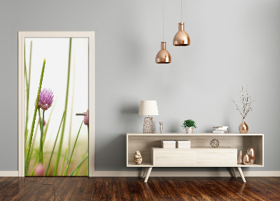 Papel de parede em porta Cebolinha