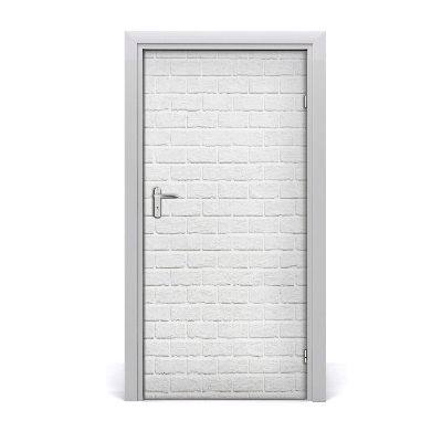 Adesivo em porta Parede de tijolos