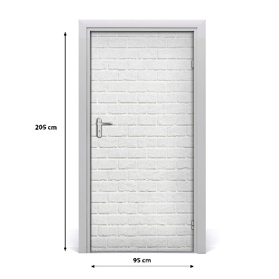 Adesivo em porta Parede de tijolos