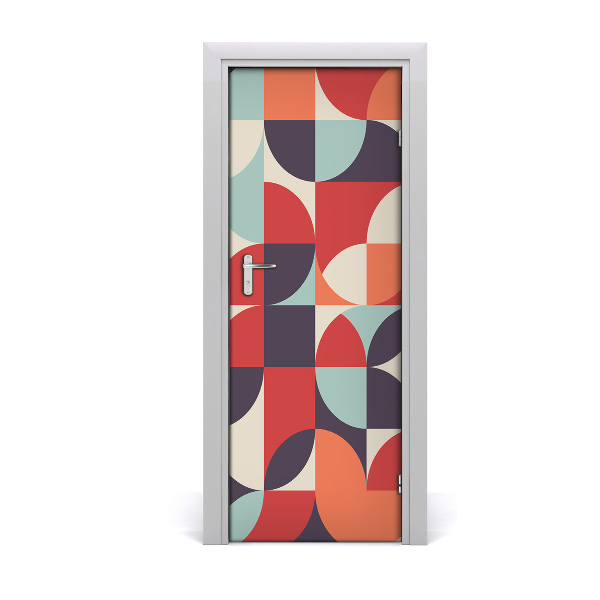 Autocolante para porta Fundo abstrato