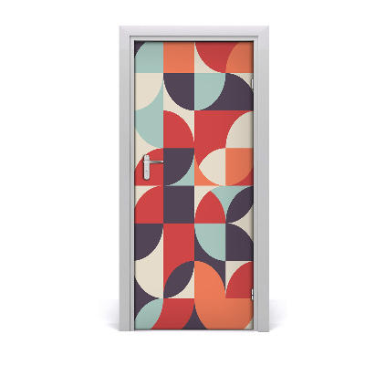 Autocolante para porta Fundo abstrato
