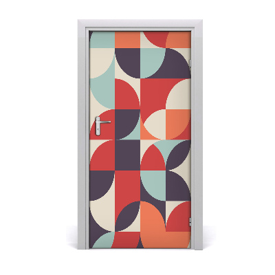 Autocolante para porta Fundo abstrato