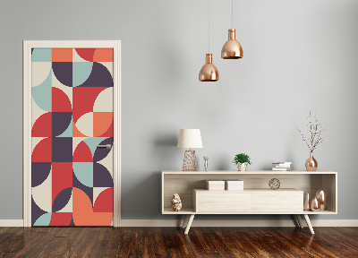 Autocolante para porta Fundo abstrato