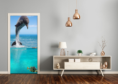 Adesivo em porta Mundo subaquático