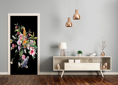 Adesivo em porta Padrão havaiano