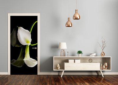 Autocolante para porta Calla branca