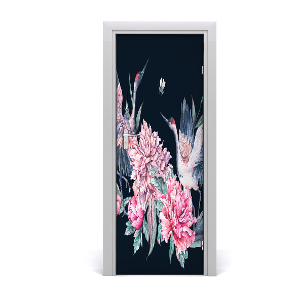 Adesivo em porta Guindastes