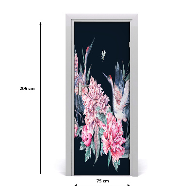 Adesivo em porta Guindastes