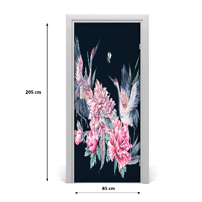 Adesivo em porta Guindastes