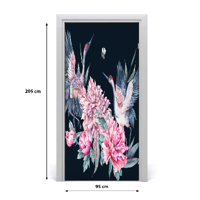 Adesivo em porta Guindastes